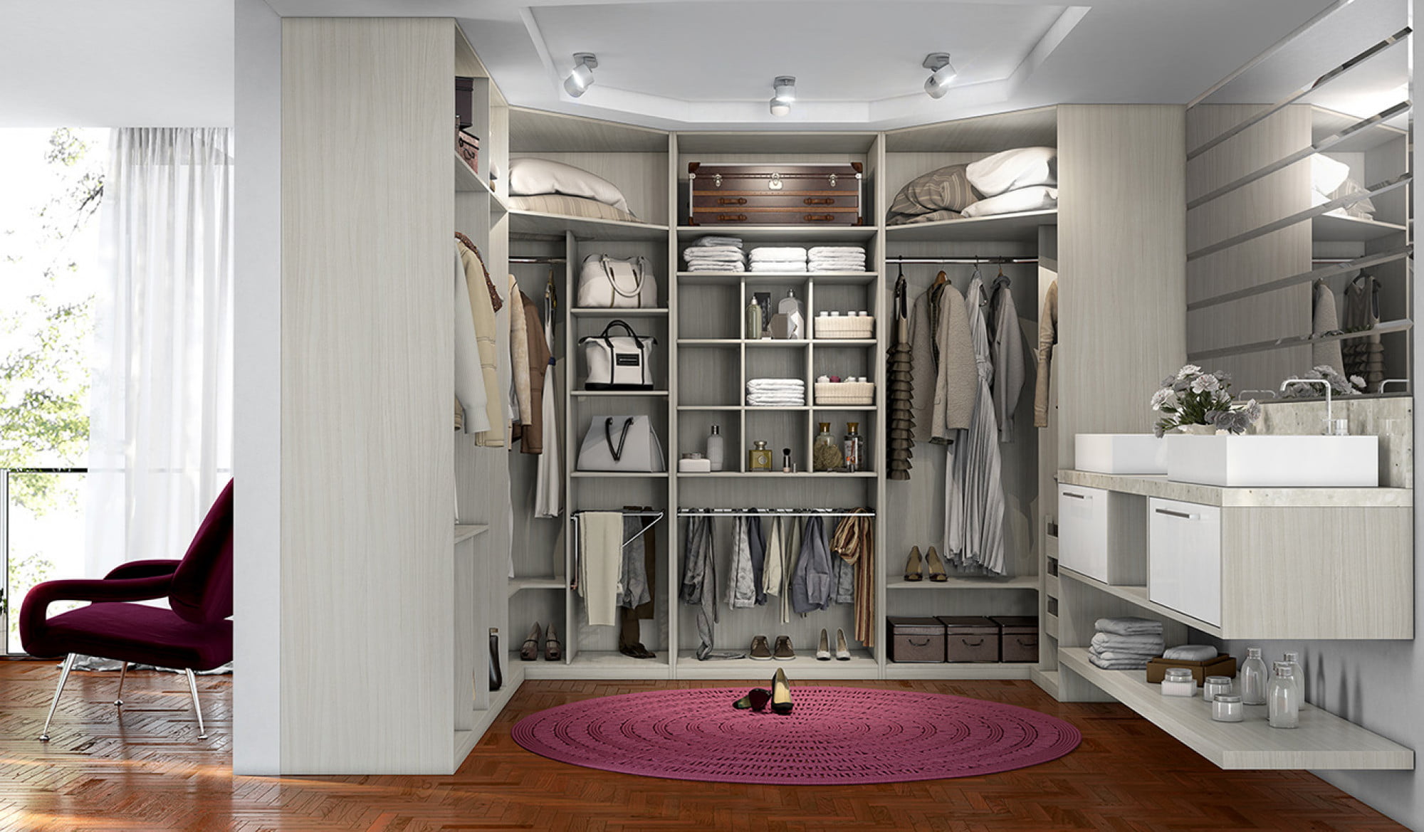 Imagem decorativa de closet